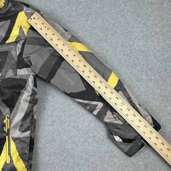 Quiksilver Dry Flight Tech 10K Snow Jacket Youth Boy Medium 12 Full Zip Ski - Picture 15 of 16